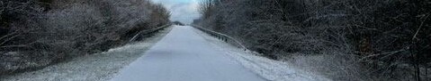 Straße mit Schneeschicht - Groß Hesepe Wanderweg Stille Natur Gemeinde Geeste hf