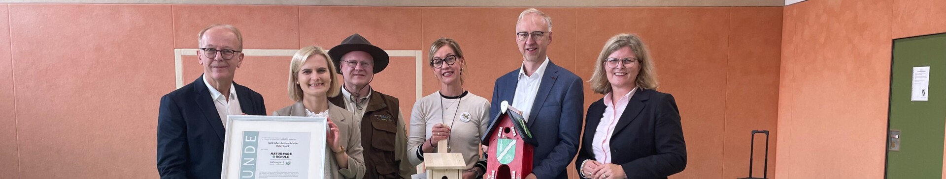 Gebrüder-Grimm-Schule Osterbrock erhält Auszeichnung Naturpark-Schule