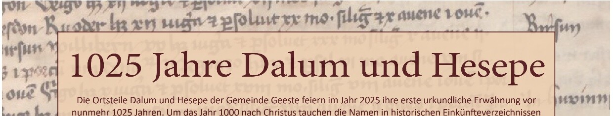 Veranstaltungsübersicht 1025 Jahre Dalum und Hesepe in 2025 4c