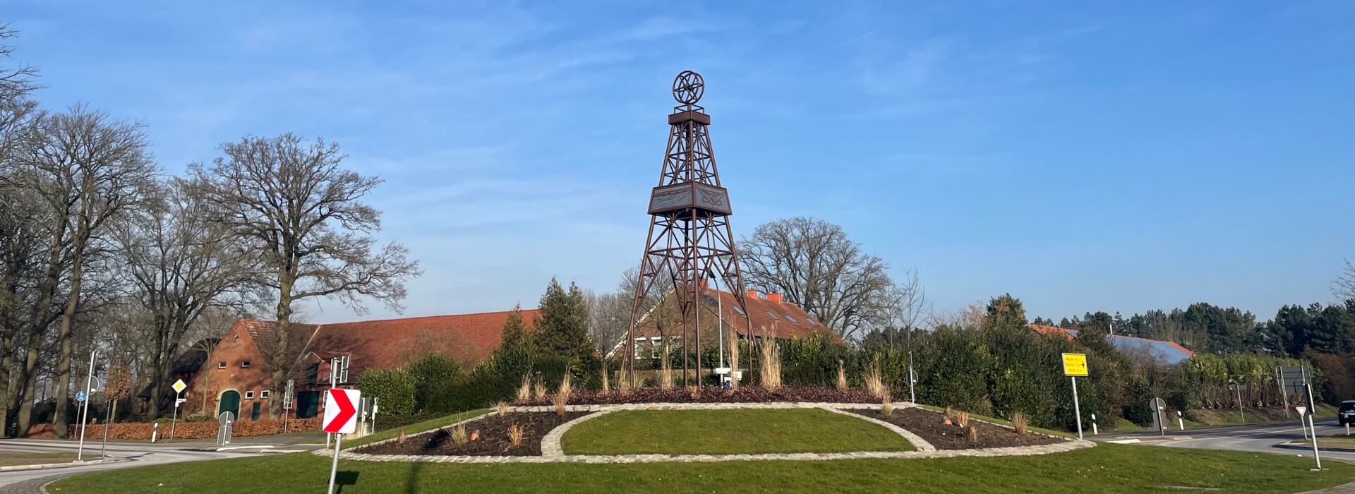 Kreisverkehr Bohrturm OD Dalum