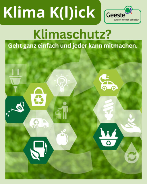 Klima Klick Klimaschutz geht einfach und kann jeder