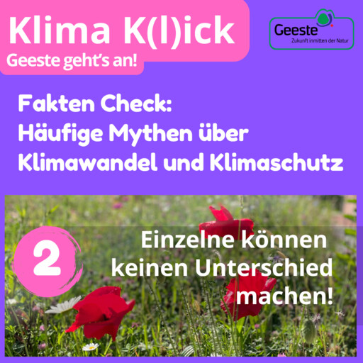 Klima Klick Mythen 2 Einzelne können keinen Unterschied machen