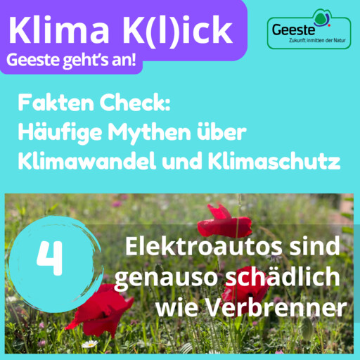 Klima Klick Mythen 4 Elektroautos sind genauso schädlich wie Verbrenner